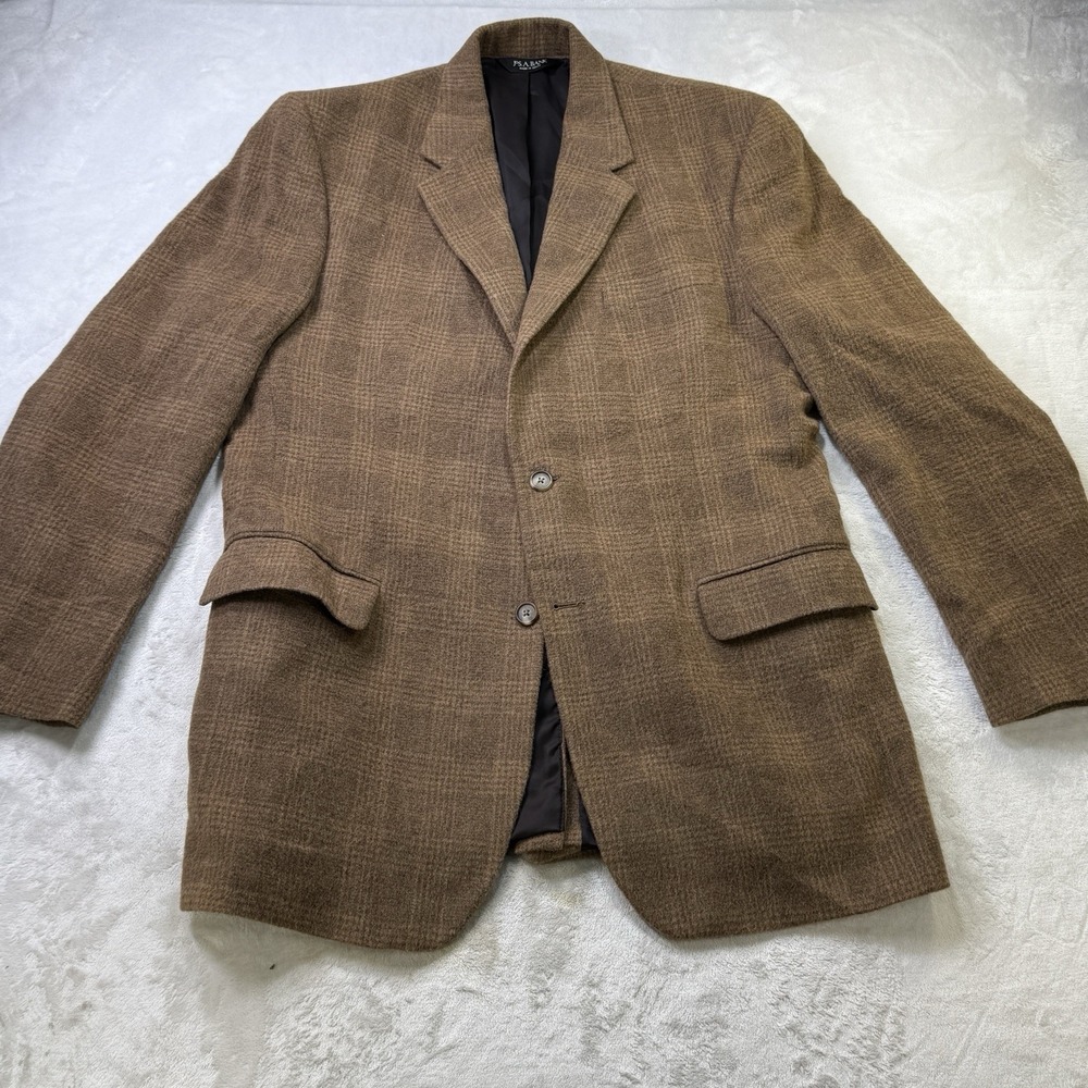Jos A Bank Mens 42S 100% Camel Hair Blazer Tan Sport Coat Jacket Lined